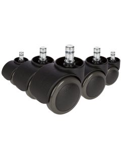 5x ROLO 10mm/50mm | Hartböden - Stuhlrollen