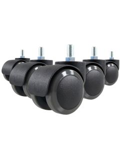 5x ROLO M10/50mm | Hartböden - Stuhlrollen