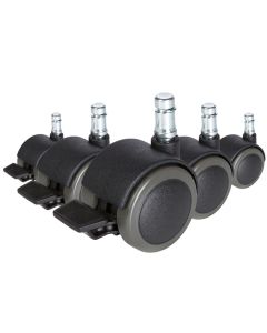 5x ROLO STOP 10mm/50mm | Hartböden - Stuhlrollen