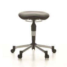 BALANCE 20 - Drehhocker Schwarz Stoff