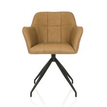 ELVERUM SPU - Esszimmerstuhl Cognac