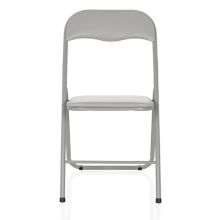 TUDELA BASIC | PVC - Klappstuhl Grau