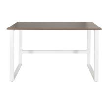 WORKSPACE LIGHT I | 120x60 - Schreibtisch Walnuss / Weiß