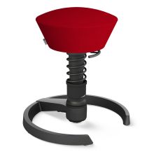 AERIS SWOPPER MIT GLEITER - Swopper Low Mikrofaser Rot Gestell Schwarz