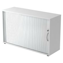 BETA 1732S | Rollladenschrank | 2 OH - Weiß Bogengriff Metall