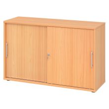 BETA 1752S | Schiebetürenschrank | 2 OH - Buche Relinggriff Kunststoff