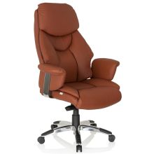 PRADO | Leder - Luxus Chefsessel Braun