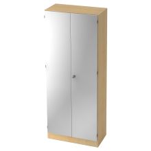 SIGNA K 6100 SG - Ahorn/Silber 5 OH mit Knauf (abschließbar) Schrank
