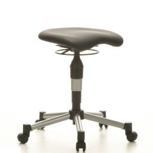 BALANCE 20 - Drehhocker Schwarz Stoff