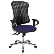 HJH SOLUTION DELUXE AL.U2 - Profi Bürostuhl Blau