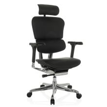 ERGOHUMAN GEN2 | Leder - Luxus Chefsessel Schwarz