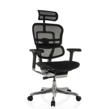 ERGOHUMAN GEN2 | Netzstoff / Stoff - Luxus Chefsessel Schwarz