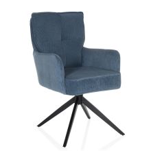 TARUGO - Polsterstuhl Blau