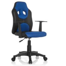 KID GAME AL - Kinderdrehstuhl Schwarz / Blau