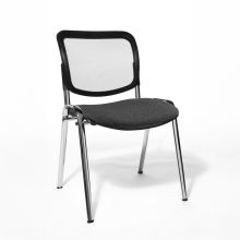 Net Point Visit - Vierfußstuhl Grau