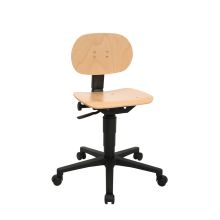 Tec 11 - Drehhocker Buche/Schwarz