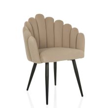 SCALLORE - Esszimmerstuhl Beige