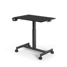 Stand K - Stehschreibtisch Schwarz