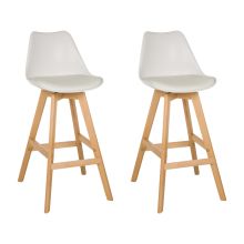 SCANDI HIGH 2er Pack - Barhocker Weiß