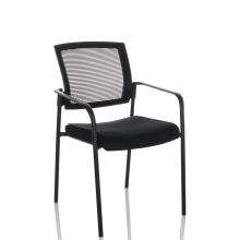 MEET B - Besucherstuhl Konferenzstuhl Schwarz