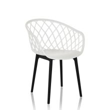 BEGIO - Schalenstuhl Weiß