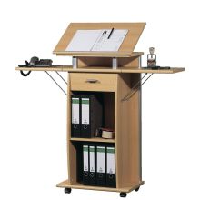 WORKSTATION G1 | Stehpult - Stehschreibtisch Buche