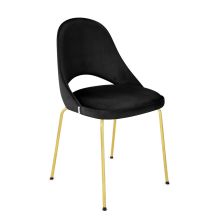 COSTA GOLD - Vierfußstuhl Schwarz