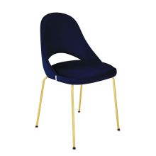 COSTA GOLD - Vierfußstuhl Dunkelblau