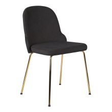 BELLA GOLD S - Vierfußstuhl Schwarz