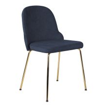 BELLA GOLD S - Vierfußstuhl Blau