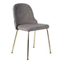 BELLA GOLD S - Vierfußstuhl Dunkelgrau