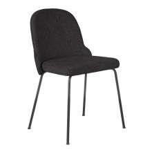 BELLA BLACK S - Vierfußstuhl Schwarz