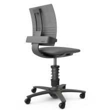 AERIS 3DEE - Swopper Standard Mikrofaser Gestell Schwarz Grau