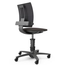 AERIS 3DEE - Swopper Standard Wollmischung meliert Gestell Schwarz Schwarz