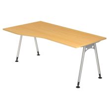 ATOS 18 S | Schreibtisch - Buche 180 x 100 höhenverstellbar