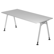 ATOS 19 S | Schreibtisch - Grau 180 x 80 höhenverstellbar