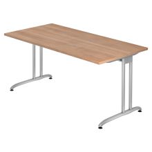 BELA 16 S | Schreibtisch - 160 x 80 Nussbaum