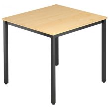 DORAN DQ08 D - Ahorn 80 x 80 mit Vierkant-Rohr/Schwarz