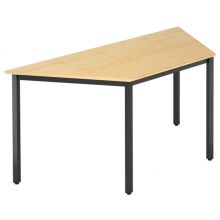 DORAN DQTR D - Ahorn 160 x 69 mit Vierkant-Rohr/Schwarz