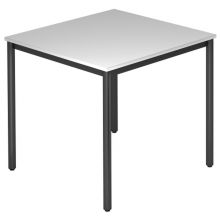 DORAN DR08 D - Grau 80 x 80 mit Rund-Rohr/Schwarz