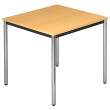 DORAN DR08 C - Buche 80 x 80 mit Rund-Rohr/Chrom