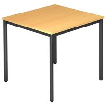 DORAN DR08 D - Buche 80 x 80 mit Rund-Rohr/Schwarz