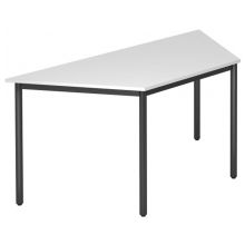 DORAN DRTR D - Weiß 160 x 69 mit Rund-Rohr/Schwarz