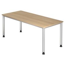 HILO 19 S | Schreibtisch - 180 x 80 Eiche höhenverstellbar