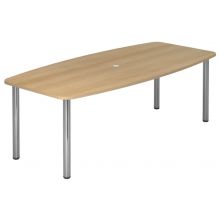 KARAT 22 C - Karat Eiche 220 x 103 mit Chromfuß