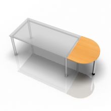 JA60 - Ansatztisch 60x80 Buche