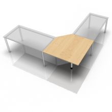 LT12 - Trapezplatte 120x120 Ahorn