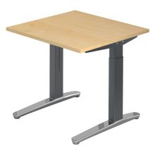 XTRA XB 8 GC | Schreibtisch - Ahorn 80 x 80 höhenverstellbar