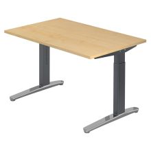 XTRA XB 12 GC | Schreibtisch - Ahorn 120 x 80 höhenverstellbar