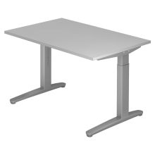 XTRA XB 12 SS | Schreibtisch - Grau 120 x 80 höhenverstellbar